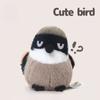 11cm Cartoon Lustige Vogelserie Plüschtiere Weich Niedlich Dschungel Braunrückiger Würger Kuscheltiere Perfekte Geburtstagsgeschenke für Kinder