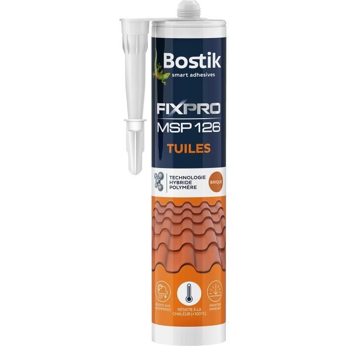 BOSTIK Mastic Fixpro Msp126 Tuiles Cartouche 290ml