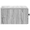 Wall Mounted Nightstand Grey Sonoma 34.5 x 33 x 20 cm
