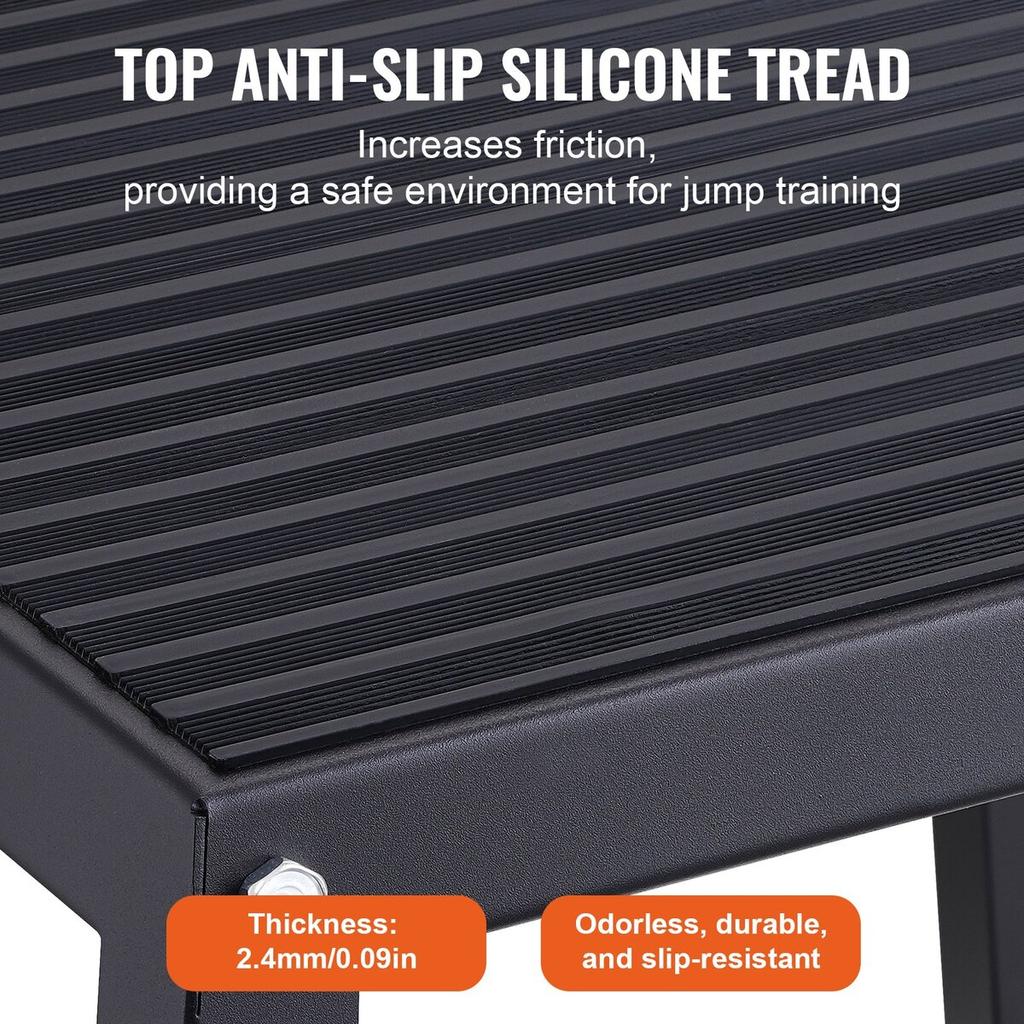 Plyometric Jump Boxes, 12/18/24/30 Inch Plyo Box, Platform and Jumping Agility Box, Anti-Slip Fitness Exercise Step Up Box Set for Home Gym Training,