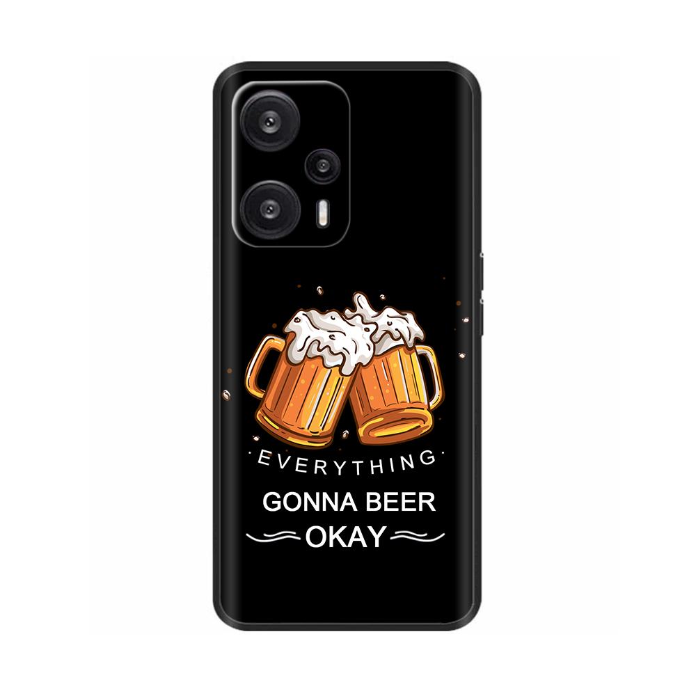 For Xiaomi Poco F5 Pro Case Painted Flower Back Cover Full Protection Soft Case for POCO F5 PocoF5 F5Pro Fundas Phone Casing