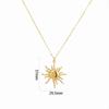 Colar Brilho Metálico Série Sol de Cobre - Corrente para Clavícula em Ouro 18k