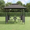 VidaXL Gazebo with Anthracite Roof 300x300x270 Cm Steel 360141