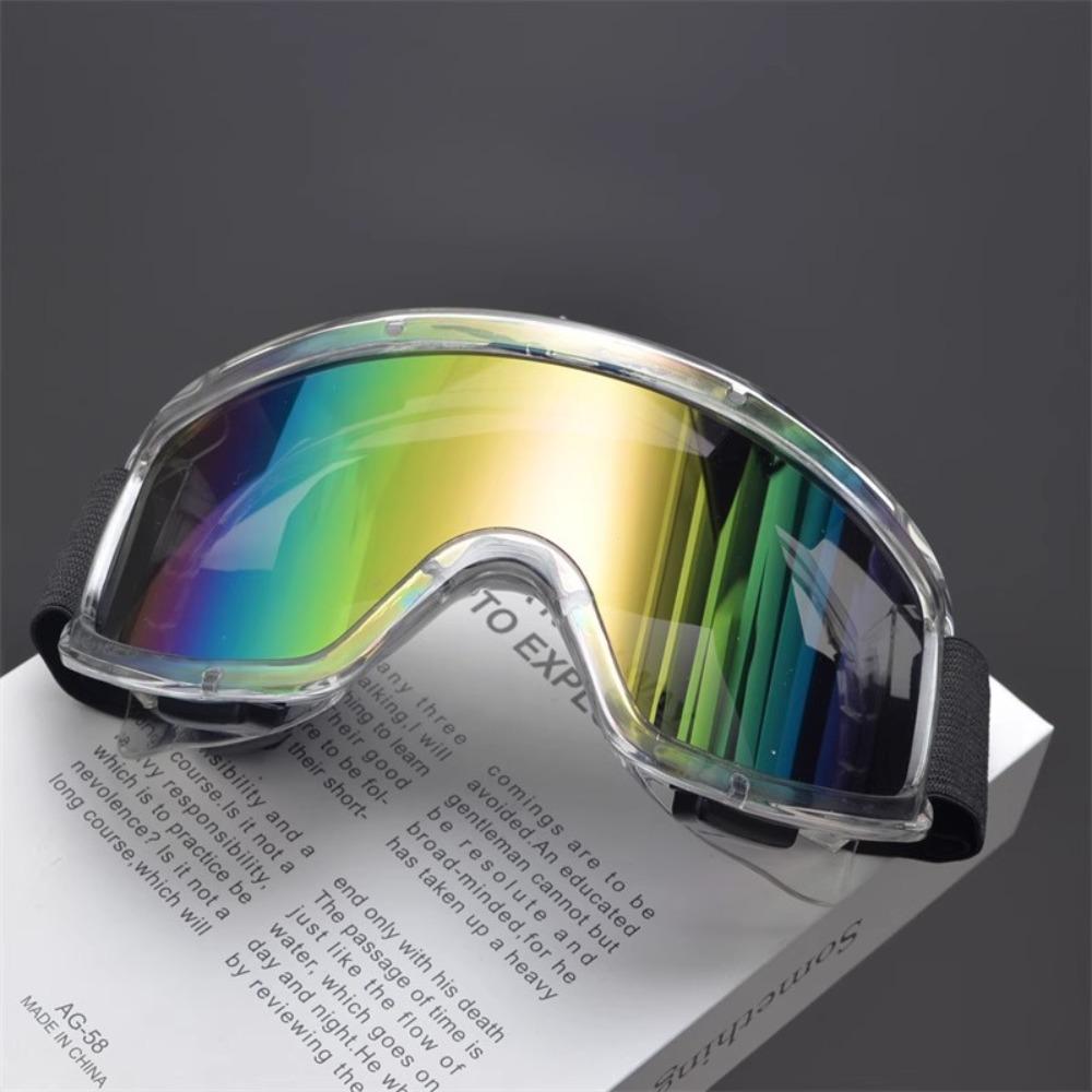 

Зимние лыжные очки для мужчин и женщин, можно носить с очками для близорукости, большая оправа, ремешки, снегозащитные очки, ветрозащитные очки для катания на открытом воздухе, альпинистские очки