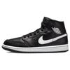 1 Mid Black White Women's Jordan DV0991-001