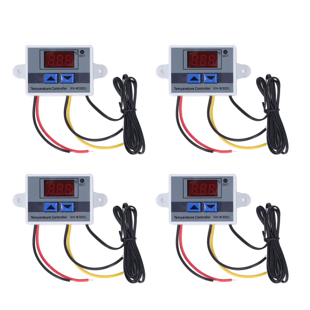 4Pcs Temperature Controller Digital Display Temp Regulator ?50 Celsius  To 110 Celsius  110?220V 1500W