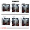 2pcs Window Drapes Rock Band Themed Machine Washable Fabric,Without Electricity Festive Backdrops Applies To Decorations