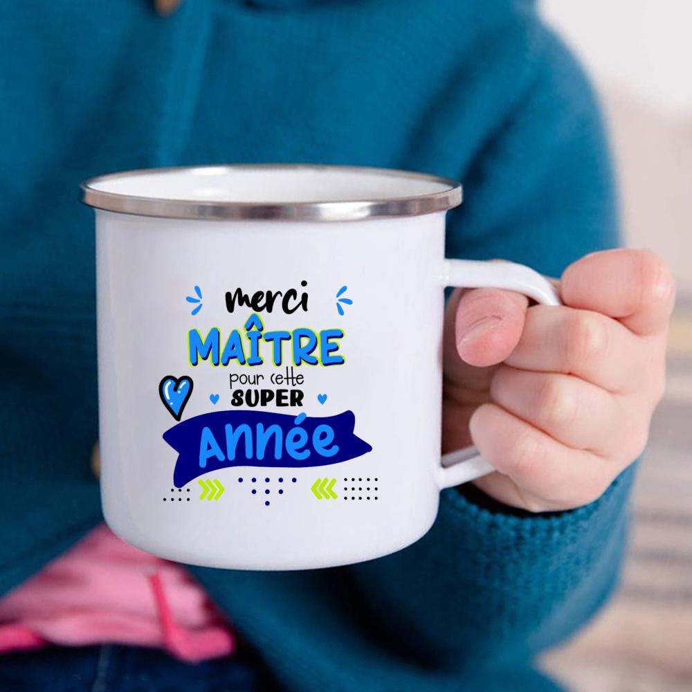 BEST MASTER OF THE EARTH Teacher Gift Idea School GIFT FOR MASTER Original Enamelled Mug End of Year Gift Perfect School Gift