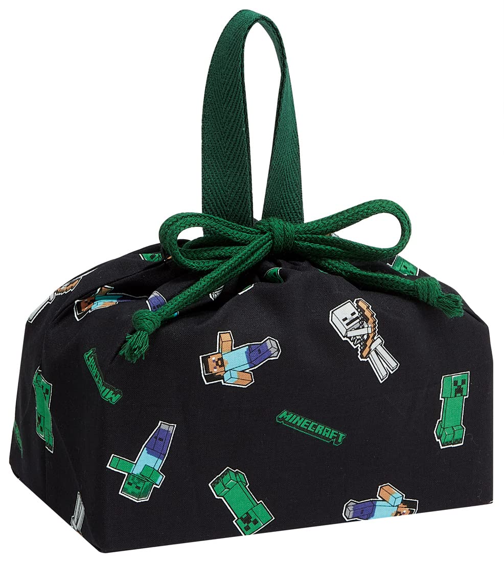 Skater Lunch Bag with Minecraft Made in Children s Drawstring, Design, Japan, KB7-A