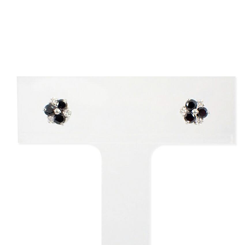 

[Used] K18WG Diamond Earrings/j72-21