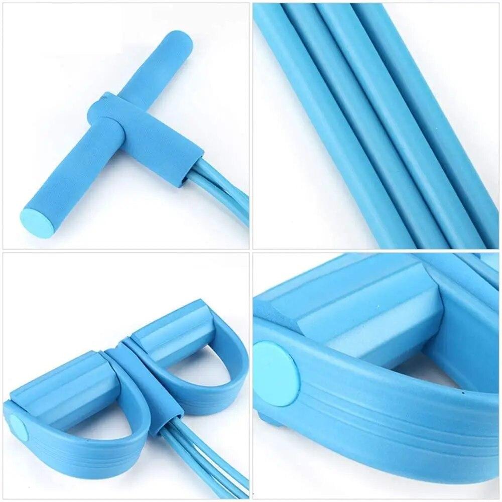 Bande De Résistance, Bandes D'exercice à Pédales Avec Poignées, Corde élastique Pour La Taille, Les Bras, Les Jambes, équipement De Corde Multifonction Pour Le Fitness à Domicile