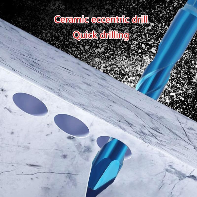 Burghiu profesional pentru beton cu mâner antiderapant, bit de burghiu îmbunătățit din oțel tungsten pentru plăci de porțelan, ceramică, piatră