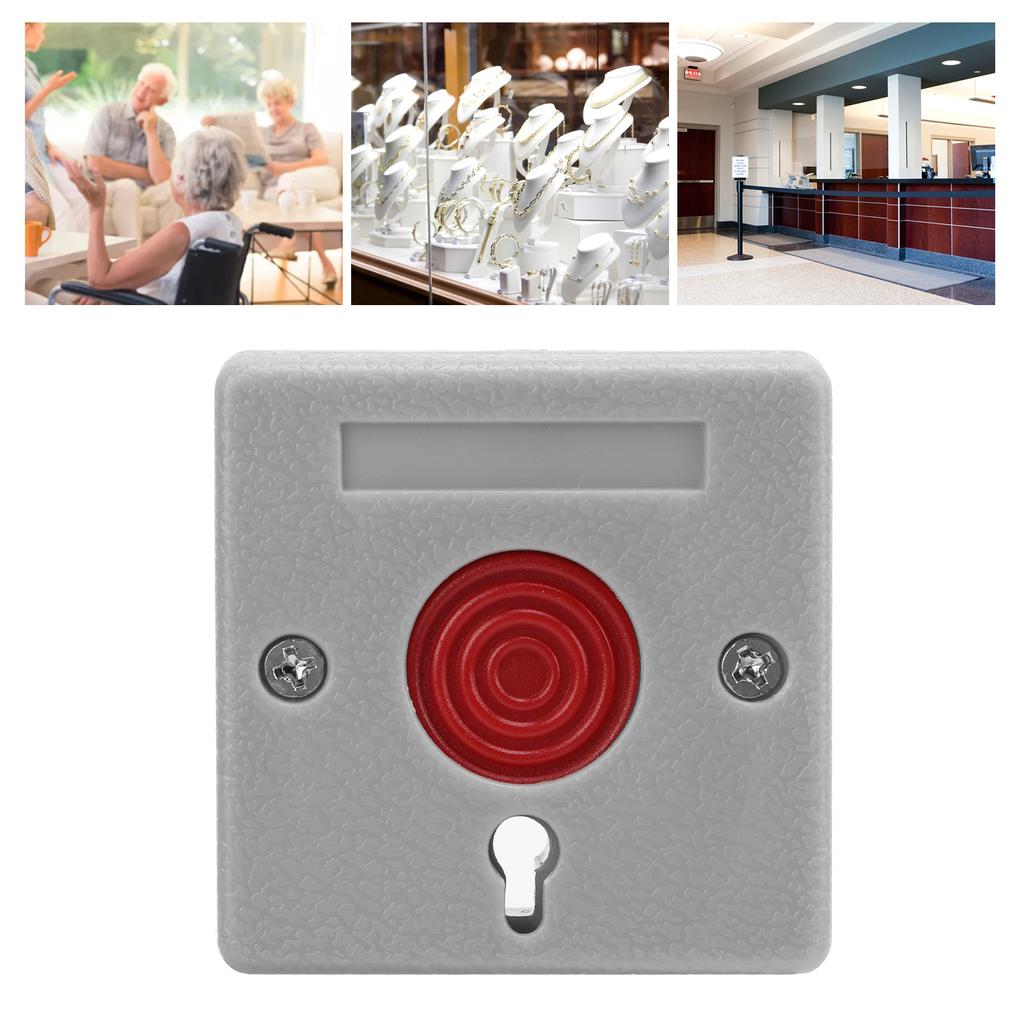 Panic Button Durable ABS Anti Theft Safe Emergency Equipment for Nursing Homes Banks