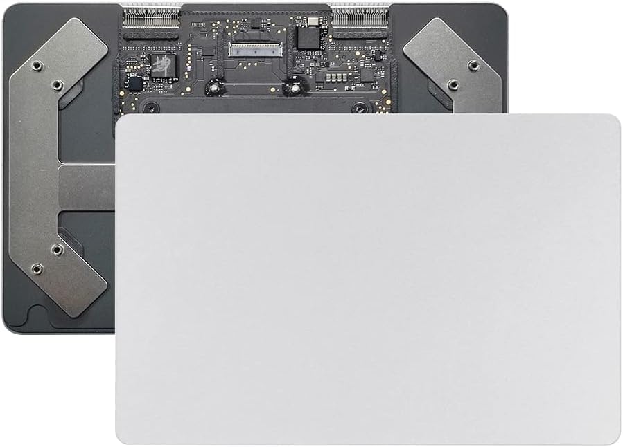 Shanskrit Trackpad with Flex Cable for MacBook Air 13-inch M1 A2337 Trackpad (2020) (Silver)