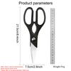 Household Multi-purpose Scissors Chef Fishing Food Scissors Chicken Vegetable Barbecue Meat Fish Kitchen Stuff Kitchen Gadgets