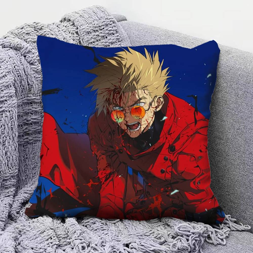 Vash Trigun Anime  Home Sofa Cushion Covers and Aecorative Custom Pillow Covers