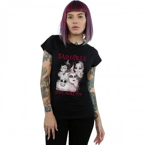 

Disney Womens/Ladies Bad Girls Have More Fun Cotton T-Shirt XXL білий