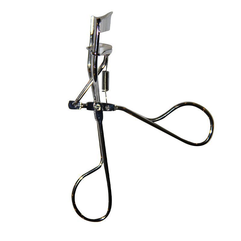 Mini Silver Stainless Steel Eyelash Curler - Portable Makeup Tool
