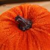 Burlap And Velvet Pumpkins 5 Pcs Fall Fabric Pumpkin Decor, Thanksgiving Farmhouse Stuffed Plaid Decoration, Harvest Small Faux for Home Table