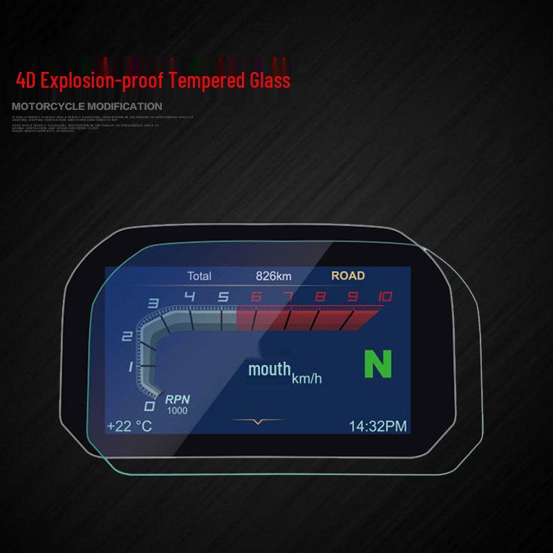 

Защита ЖК-панели приборов мотоцикла BMW: Совместимо с ADV, C650GT, R1200GS, F750GS Закалённая плёнка.