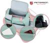 PTN 23032-8281 Green-Pink Travel Bag