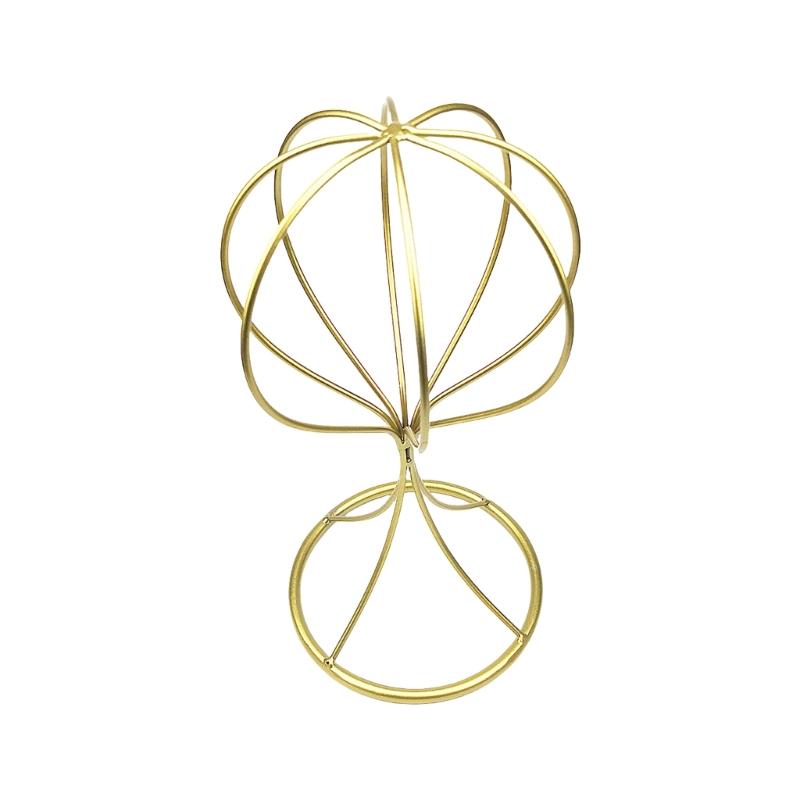 Iron Hat And Wig Display Stand Featuring Modern Designs and Easy Maintenance Home Organization Storage Solution