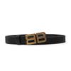 Balenciaga 673518 2aa62 1000 Bb Logo Hourglass Thin Belt