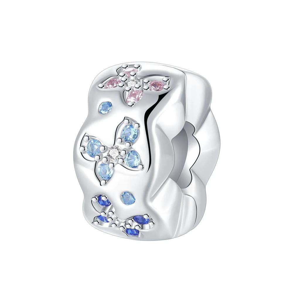 Charms Exquisite 925 Silver Butterfly Pendant Dragonfly Flowers Bead for Women Necklace DIY Bracelet Fine Jewellery Gift