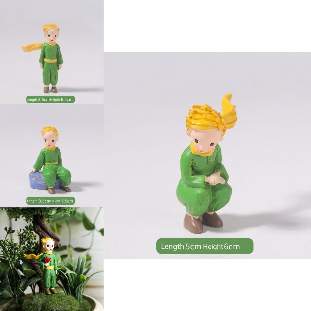 Enchanting Little Prince Resin Figurines For Cake Decorations And Micro Landscapes