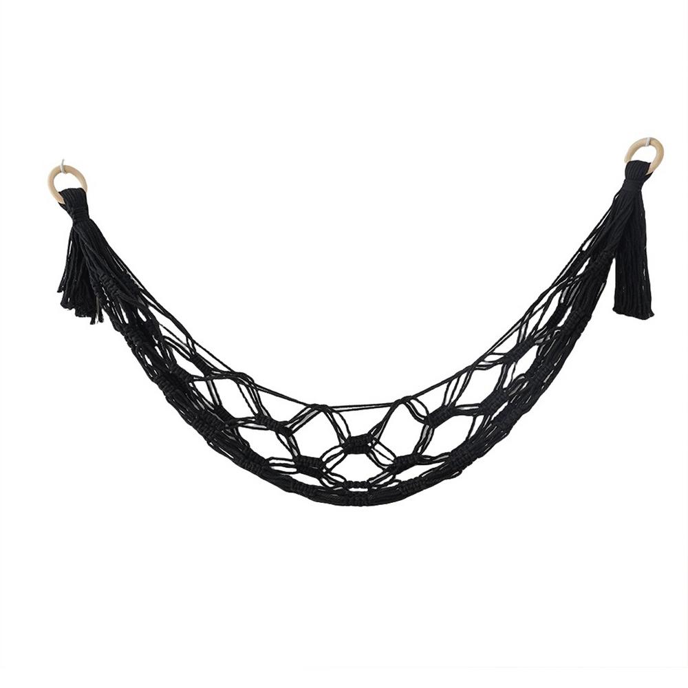 Macrame Hammock Net Toys Storage Boho Decor Children Room Toys Stuffed Animals Toys Hammock Net Organize Bohemia Storage Holder