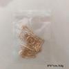 18K Gold Paperclip Chain Necklace, Non-fading Stainless Steel with OT Buckle, Women's Jewelry