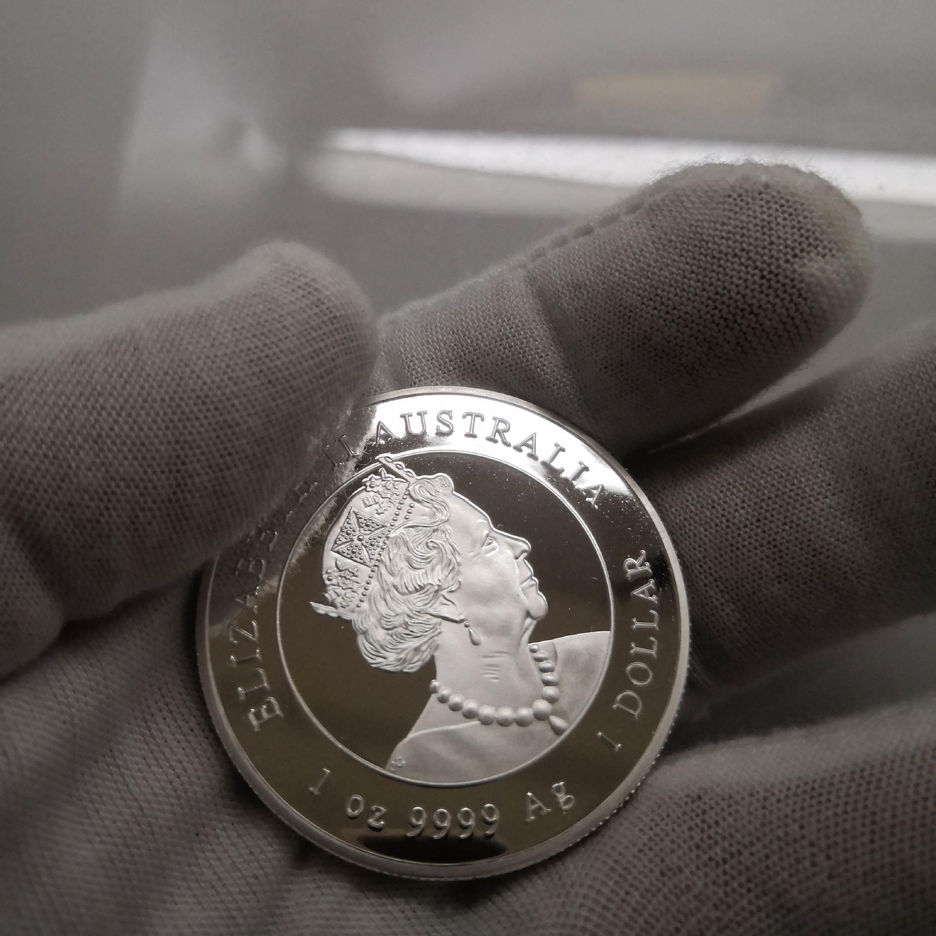 Year of the Rat commemorative coin, silver plated, Australian commemorative coin, commemorative medal, 1-ounce coin, badge серебряный