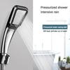 300Hole Chrome Ultra Strong Pressurized Shower Head Square Handheld Pressurized Shower Head Water Saving Shower Head