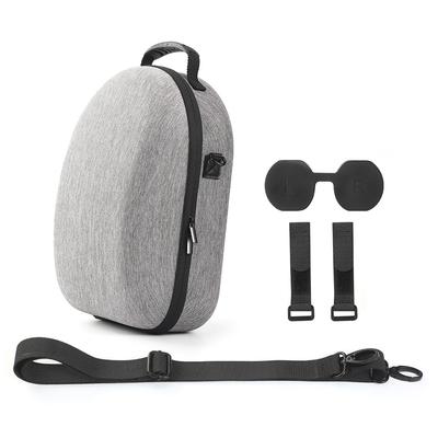Carrying Case Len Cover Shockproof Portable Hard Travel Bag Cable Tie with Shoulder Strap for Meta Quest 3 VR Headset Controller