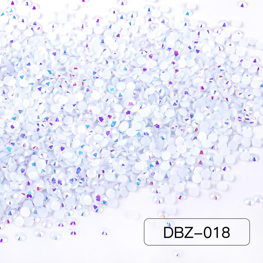 Nail Art Jewelry Super Flash Solid Color Candy Resin Flat Bottom Sticker Diamond Diy Material Mobile Phone Case Violent Bear Accessories