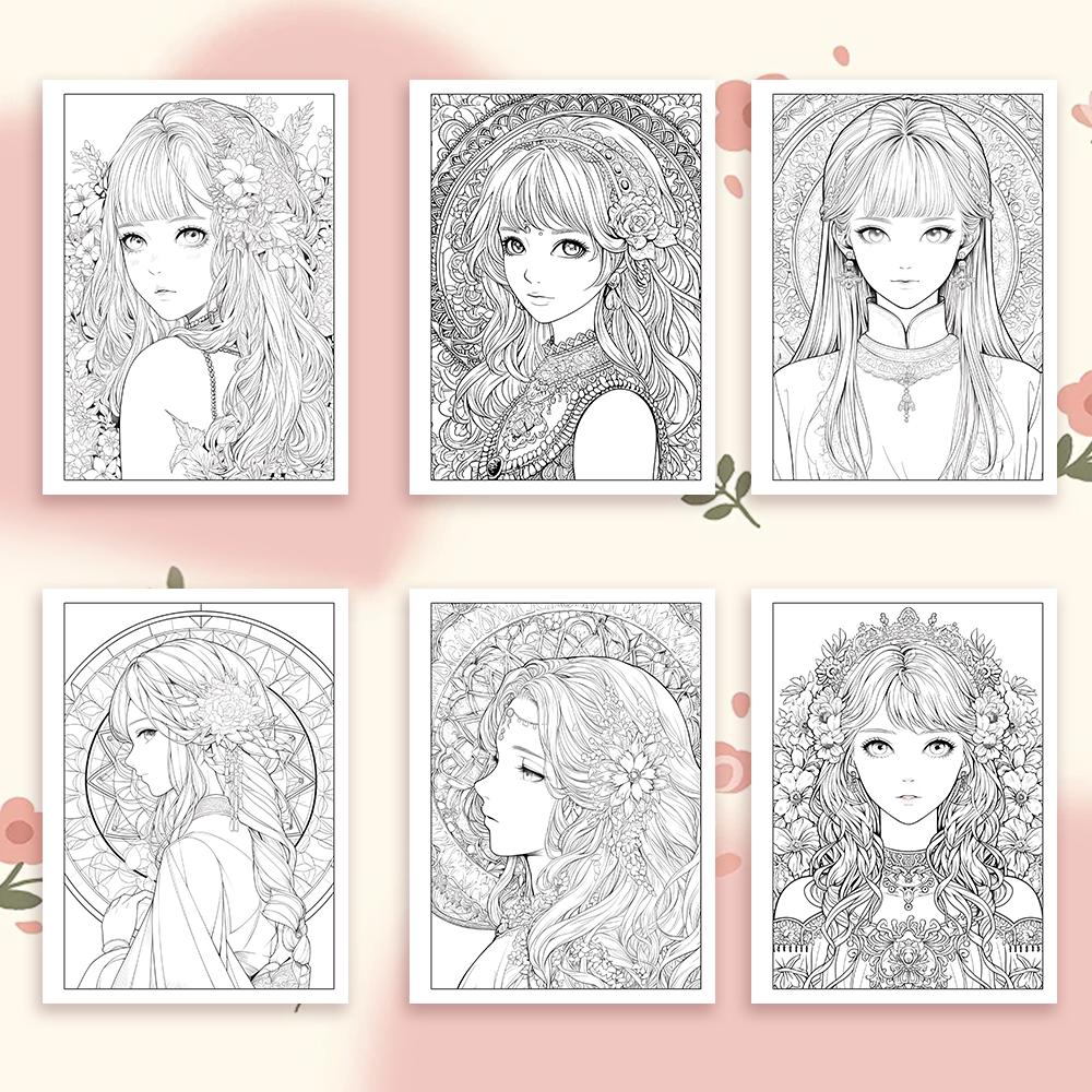 1 buc, Carte de colorat pentru adulți, Carte de colorat pentru adolescenți, 30 de modele diferite, Hârtie groasă de 100gsm, Ameliorează stresul, Cadou de ziua de naștere