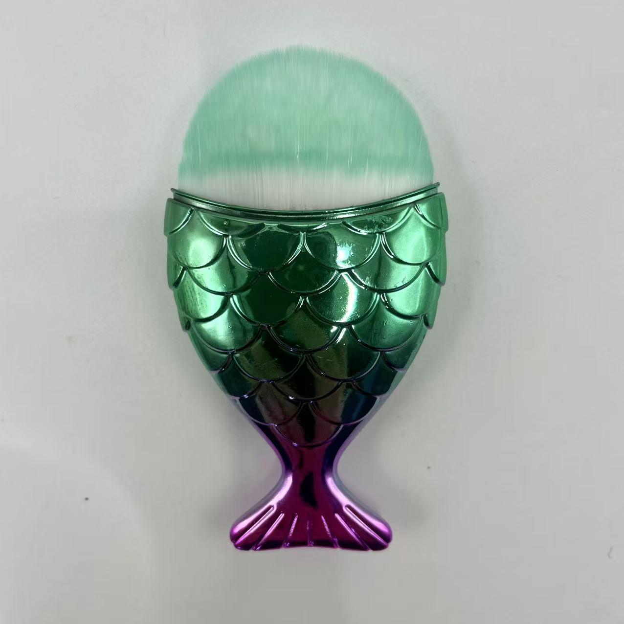 

Набор из 10 красочных кистей для макияжа глаз Mermaid Fishtail - 3D Eyeshadow Beauty Tools