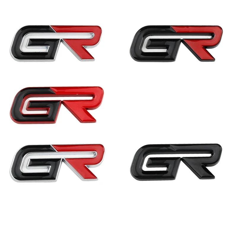 Car Sticker Trunk Emblem Decal GR Sport Logo for Toyota CHR Yaris Rav4 Hiace Levin Hilux Corolla Supra Camry Auris Prado Prius