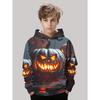 Kids Clothes Jack O' Lantern 3D Print Boys Sweatshirt Halloween Children Top Pumpkin Graphic Hoodies for Boy Children's Clothing
