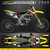 POWERZONE Custom For 3M Off road Motorcycle Stickers For SUZUKI  2018-2022 RMZ 250 450 RMZ Customized Graphic Protection Kit 07