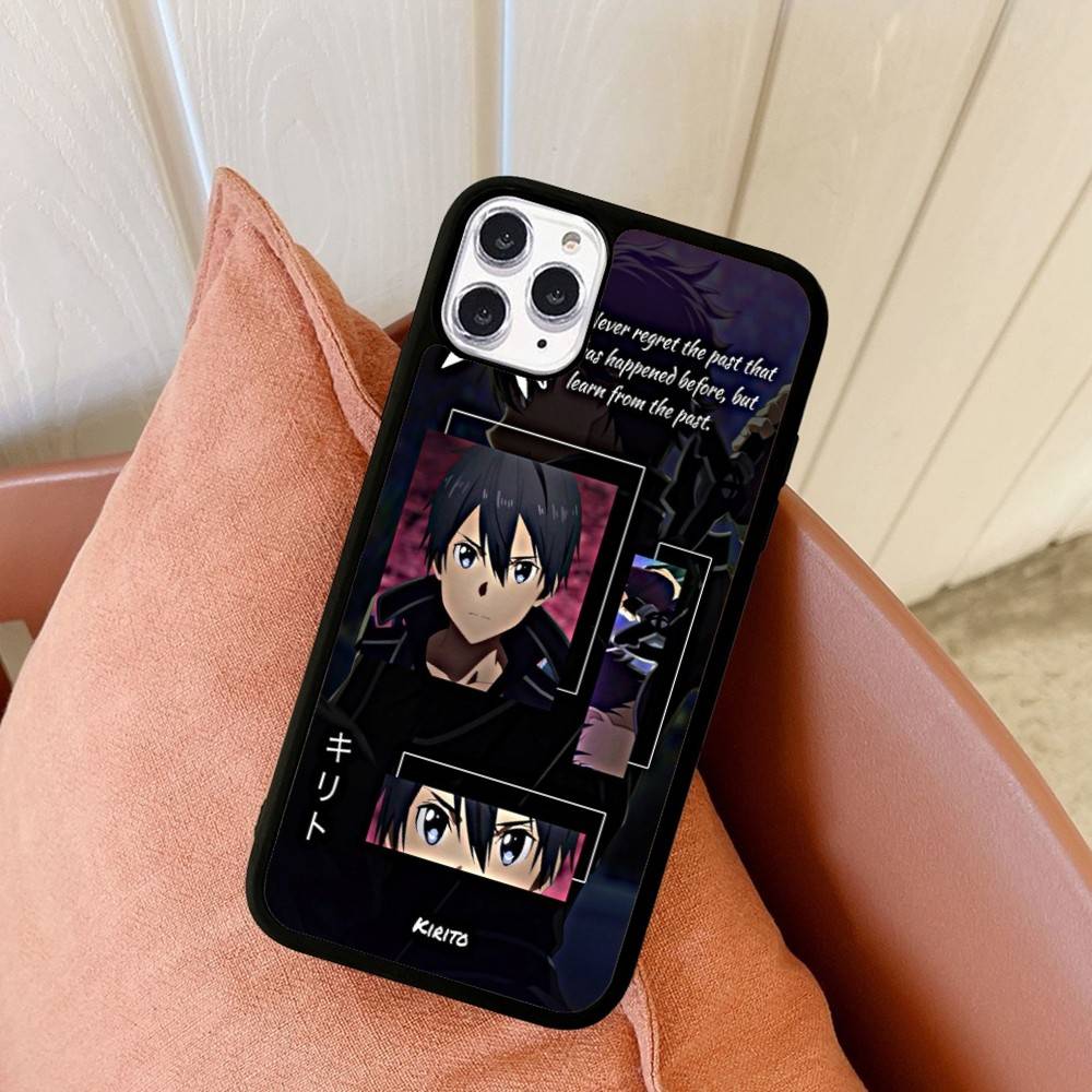 TV Anime Sword Art Online Phone Case For Iphone 16 15 14 13 12 11 Pro Max Plus Shockproof TPU+PC Hard Case