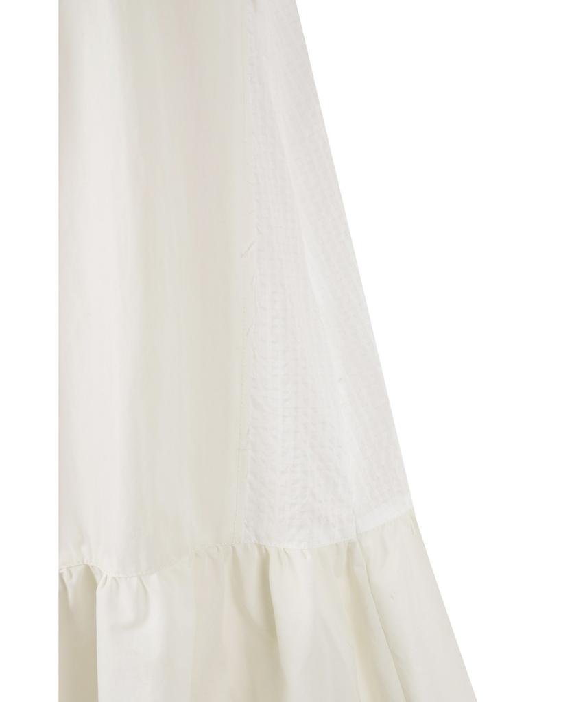 RECODE Seersucker Volume Dress Rqdam26546Ivx