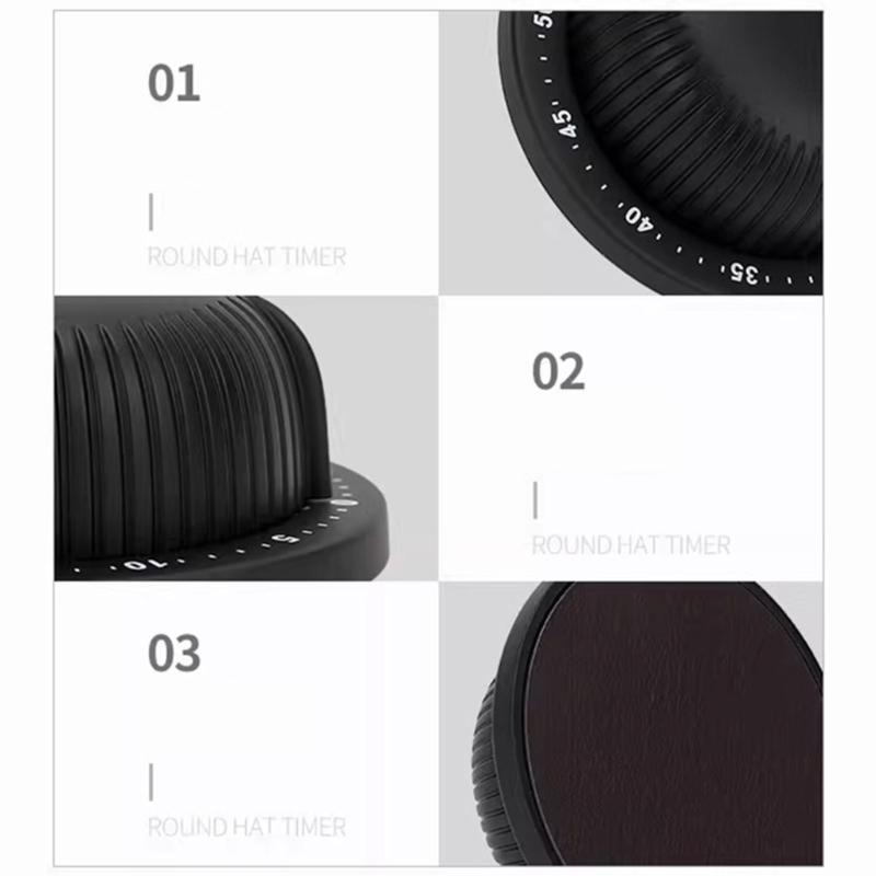 Mechanical Kitchen Timer with Magnetic Base Manual Cooking Timer 60 Minutes Countdown Clock Times Management Reminder