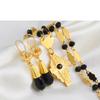 Anniyo Hawaiian Jewelry sets Flower Cross Pendant Necklaces Earrings Crystal Bead Ball Chains Guam Micronesia Chuuk #252106
