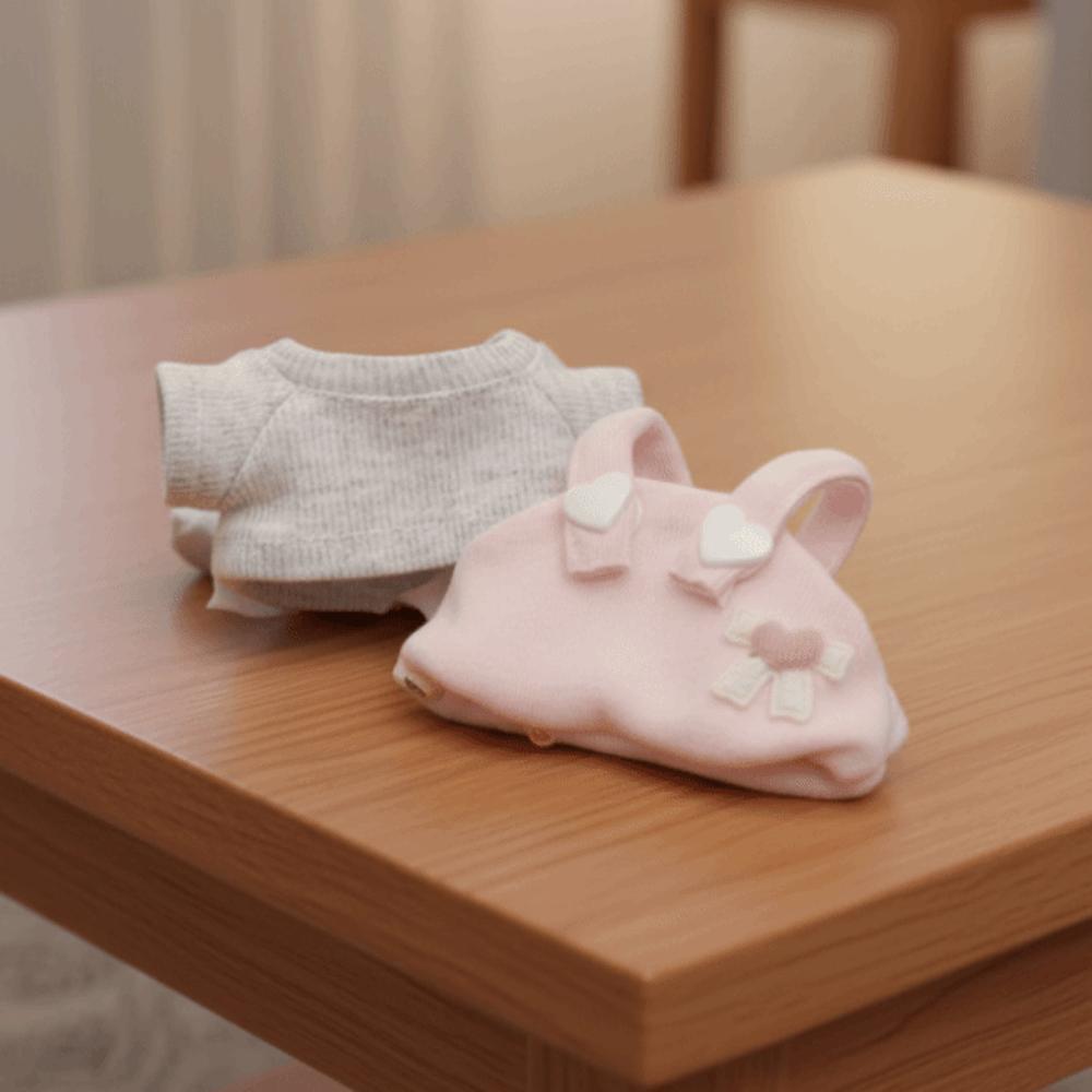 Cute Style 10cm Cotton Doll Clothes Dress-up 10cm Doll Clothes Cotton Doll's Clothes Set  Kids Gift