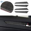 For Mazda CX-5 CX5 CX 5 2017 2018 Soft Carbon Fiber Car Accessories Interior Window Door Panel Cover Strips Trim