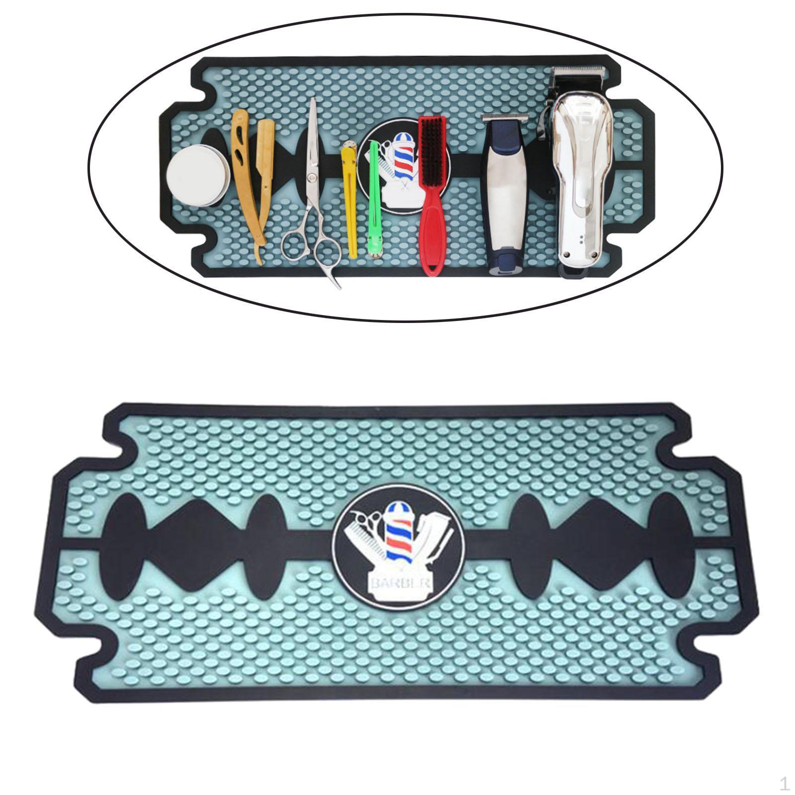 

Hairdressing mat Flexible Tray Anti-Skid Silicone for Barber Shop Coffee Tool