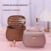 Stylish Large-Capacity Waterproof Makeup Bag with Handle – Portable Luxury Lipstick Storage