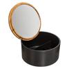 Box with Mirror Lid "Natureo" Atmosphéra. - Black