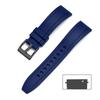 JUELONG Vulcanized FKM Rubber Watch Strap 18mm 19mm 20mm 21mm 22mm 23mm 24mm Perfect Fit Flat End Quick Release Watchbands